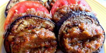 закуска из баклажанов с помидорами