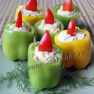 Рецепт Закуски из перца Свечи