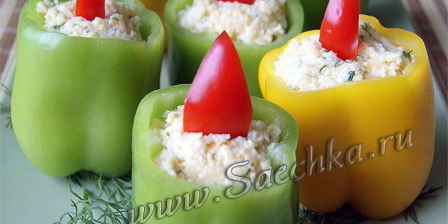 Рецепт закуски из перца свечи