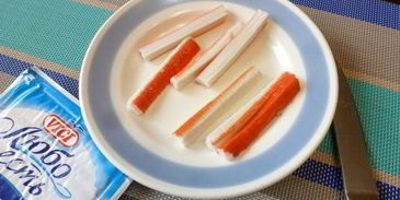 закуска полосатый коврик