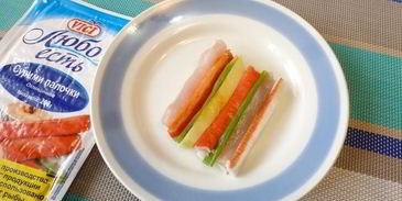 закуска полосатый коврик