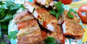 закуска полосатый коврик