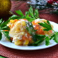 Рецепт Овощного заливного в яичной скорлупе