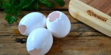 овощное заливное в яичной скорлупе