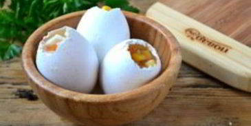 овощное заливное в яичной скорлупе