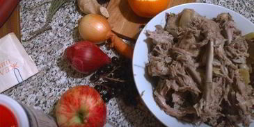 праздничное заливное из утки с брусникой утиная история