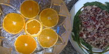 праздничное заливное из утки с брусникой утиная история