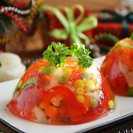 Рецепт Вегетарианского заливного к Новому Году