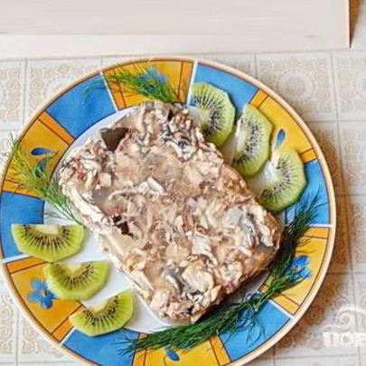 Заливное из голов толстолоба