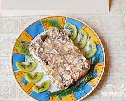 Заливное из голов толстолоба