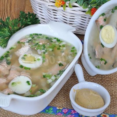 Заливное из горбуши