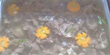 заливное из говядины