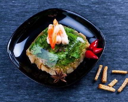 Заливное из креветок