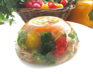 Заливное из курицы без добавления желатина