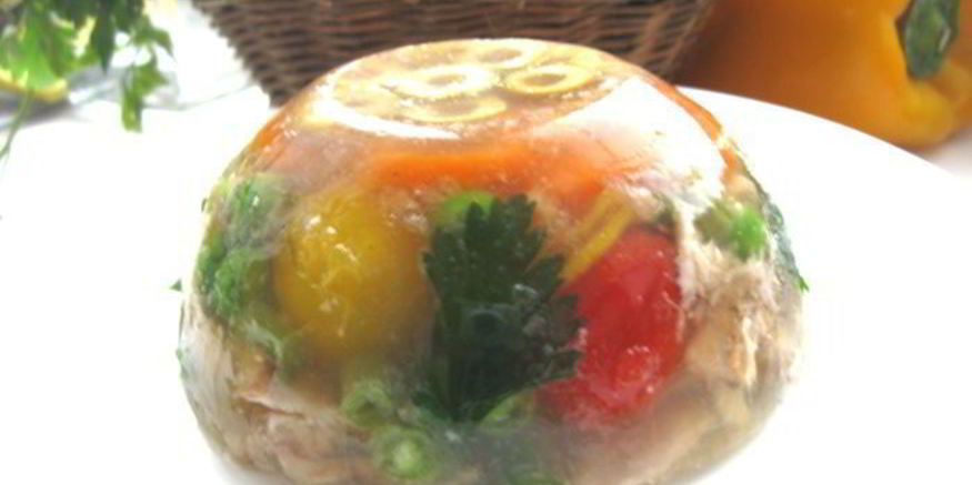 Рецепт заливного из курицы без добавления желатина