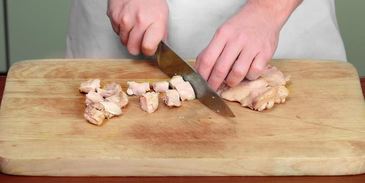 заливное из курицы с пореем