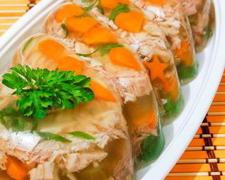 Заливное из курицы