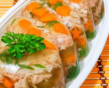 Заливное из курицы