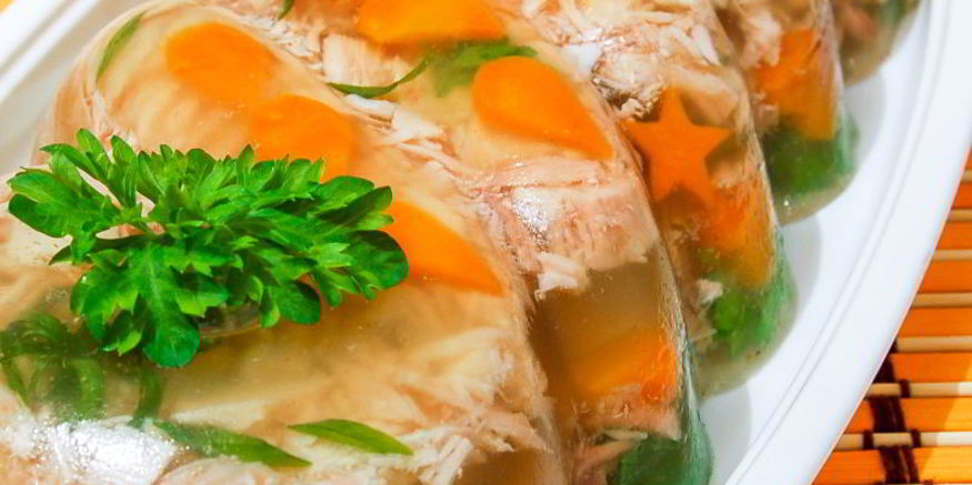 Рецепт заливного из курицы