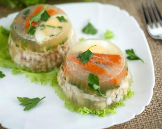 Заливное из окуня