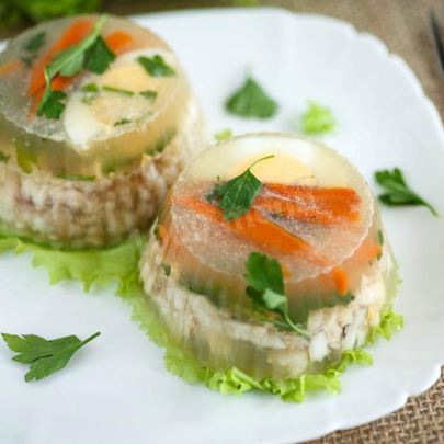 Заливное из окуня