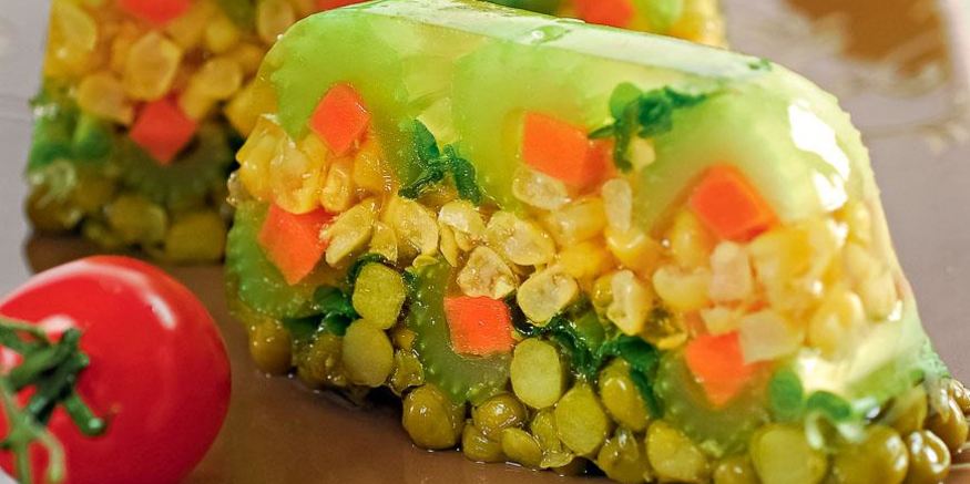 Рецепт заливного из овощей