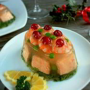 Рецепт Заливного из рыбы Новогоднее