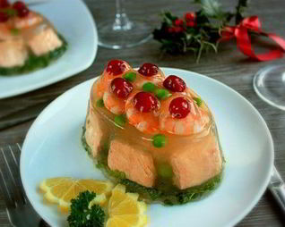 Заливное из рыбы Новогоднее