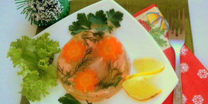 Рецепт заливного из семги