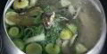 заливное из судака и креветок