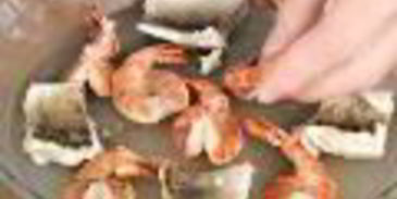 заливное из судака и креветок