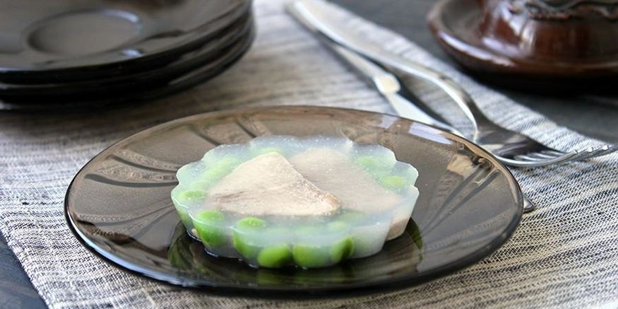 Рецепт заливного из свиного языка с желатином