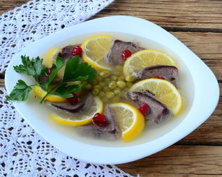 Заливное из языка