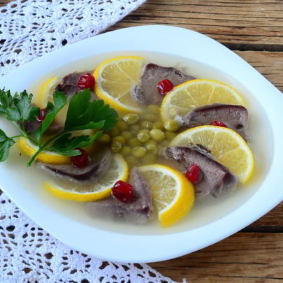 Заливное из языка