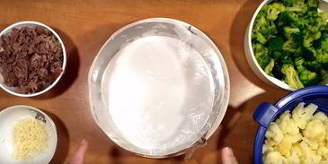 заливное с брокколи