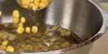 заливное с горошком и кукурузой