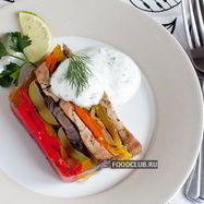 Рецепт Заливного — террина из запеченных овощей