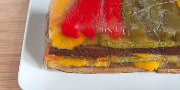 заливное — террин из запеченных овощей