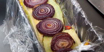 заливное — террин из запеченных овощей