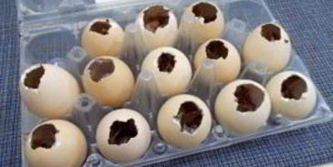 заливное в яичной скорлупе