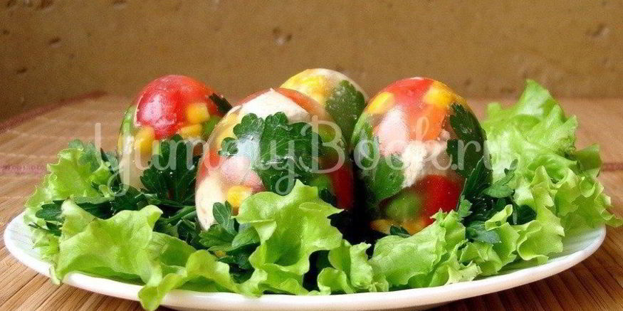 Рецепт заливных яиц