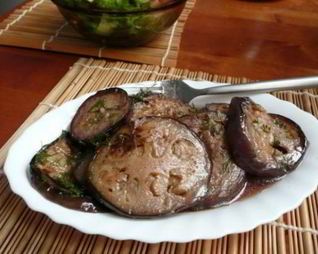 Жарено-маринованные баклажаны по-итальянски