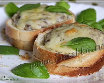 Быстрый жульен с грибами без кокотниц