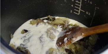 грибной жюльен в мультиварке