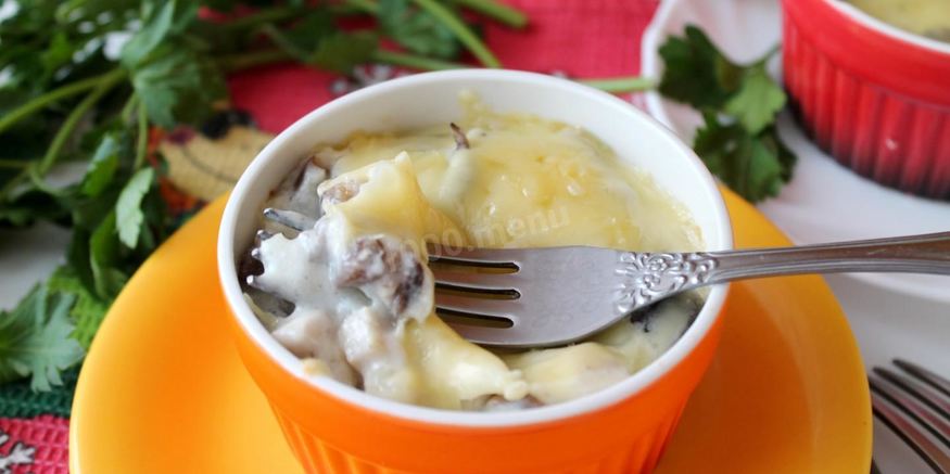 Рецепт классического жульена с курицей