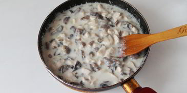 классический жульен с курицей