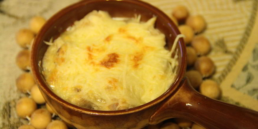 Рецепт русского жульена с грибами на сливках