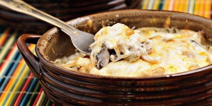 Рецепт жульена с куриной грудкой в духовке