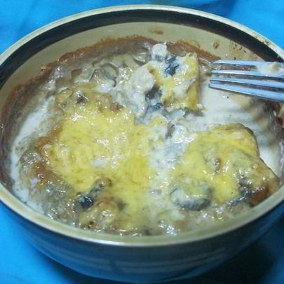 Жульен с рыбой