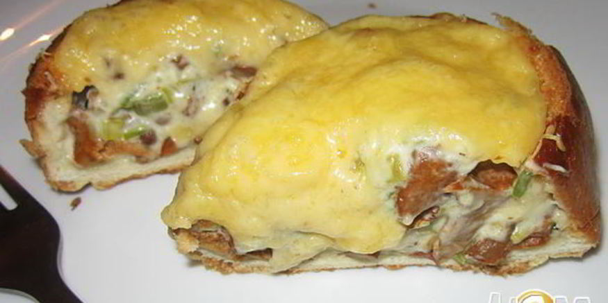 Рецепт жульена в булочках